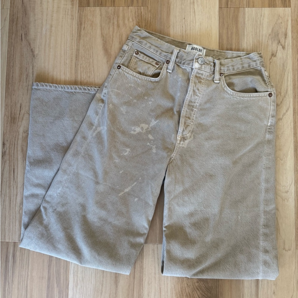 Agolde | Low Slung Baggy Jean | Root Beer
